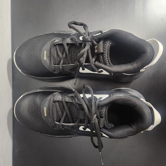 Under Armour Unisex‎ Lockdown 6.5Y 302561 Black Basketball Shoes Sneakers - Picture 3 of 8